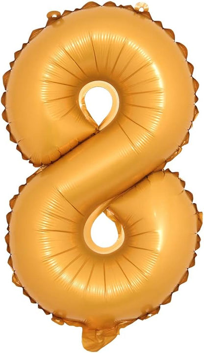 16" inch Single Orange Alphabet Letter Number Balloons Aluminum Hanging Foil by RUIANSI