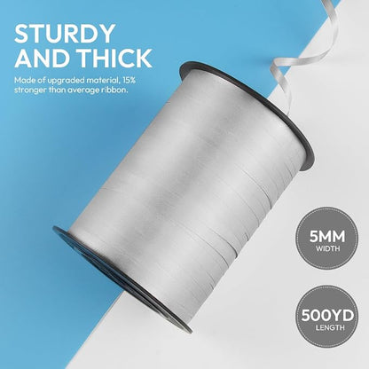 500 Yards Curling Ribbon for Gift Wrapping, 3/16" Balloon String for Christmas - Image 2