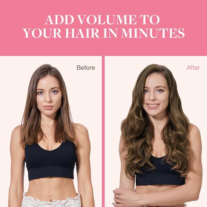 GOO GOO Clip in Hair Extensions Real Human Hair, Remy Human Hair Extensions Clip ins for Women, Natural Human Hair, 22inch 110g 7Pcs, 4A Chocolate Brown