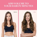 GOO GOO Clip in Hair Extensions Real Human Hair, Remy Human Hair Extensions Clip ins for Women, Natural Human Hair, 22inch 110g 7Pcs, 4A Chocolate Brown