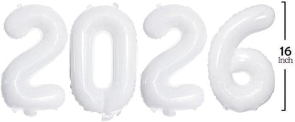 2026 Foil Number Balloons for 2026 New Year Eve Festival Party Supplies - Image 3