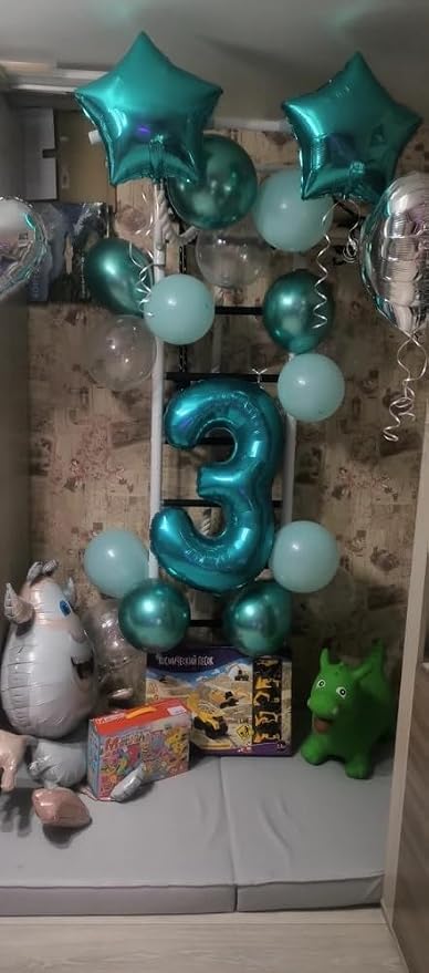 Nile Blue Number 2 Balloon 40 Inch - Image 2