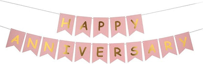 Happy Anniversary Banner Valentines Day Wedding Decorations Love Party and by Unknown