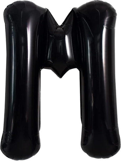 TONIFUL 40 Inch Large Black M Letter Balloon by TONIFUL