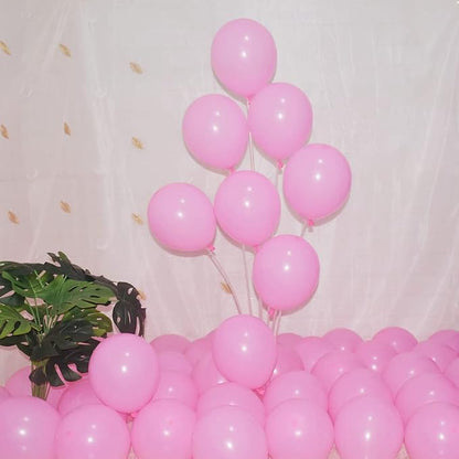 400 Pack 5 Inch Hot Pink Latex Balloons Helium Balloons Party Balloons - Image 3