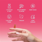 Biotin Gummies for Hair, Skin & Nails. 5,000 mcg High Potency Vegan Vitamins for Faster Hair Growth, Stronger Nails & Healthy Skin. with Vitamins C & E, 90 Gummies
