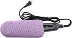 Heat Resistant Silicone Mat Pouch for Hair Styling Tools, Curling and Flat Irons Non-Slip Travel Cover, Small Portable Straightener Pad for Curler Wands Storage, Hot Waver (Purple)