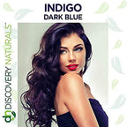 Blue Henna Hair Color For All Kit | 100% All Natural Indigo Powder Hair Dye & Beard Dye (Indigo Dark Blue) Organic, Herbal & Vegan Chemical & Cruelty Free Permanent Gray Coverage & Tinting