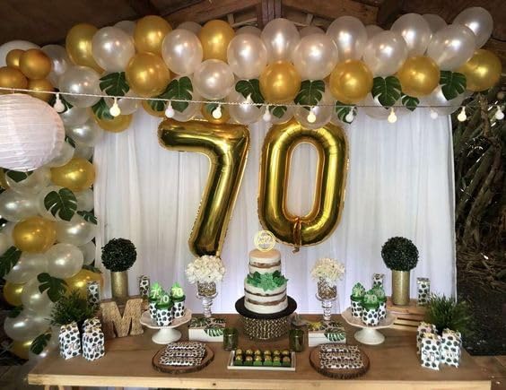 Gold Number 9 Balloon 40 Inch, 9th Birthday Party Decorations Men Women | Foil - Image 3