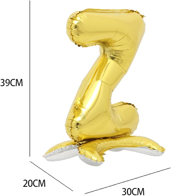 16" Standing Alphabet Letter and Number Balloons - Image 2