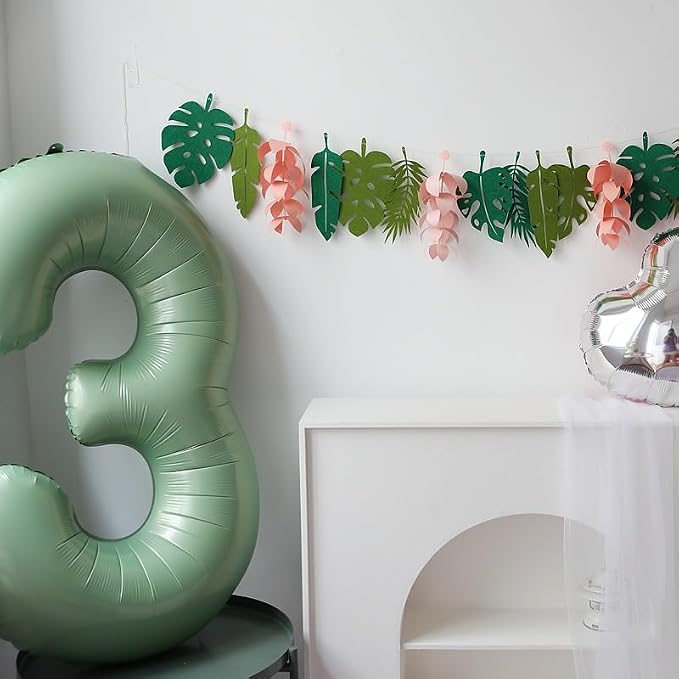 Green Number 3 Balloon 40 Inch Olive Green Foil Balloon Sage Green 3 Balloons - Image 6