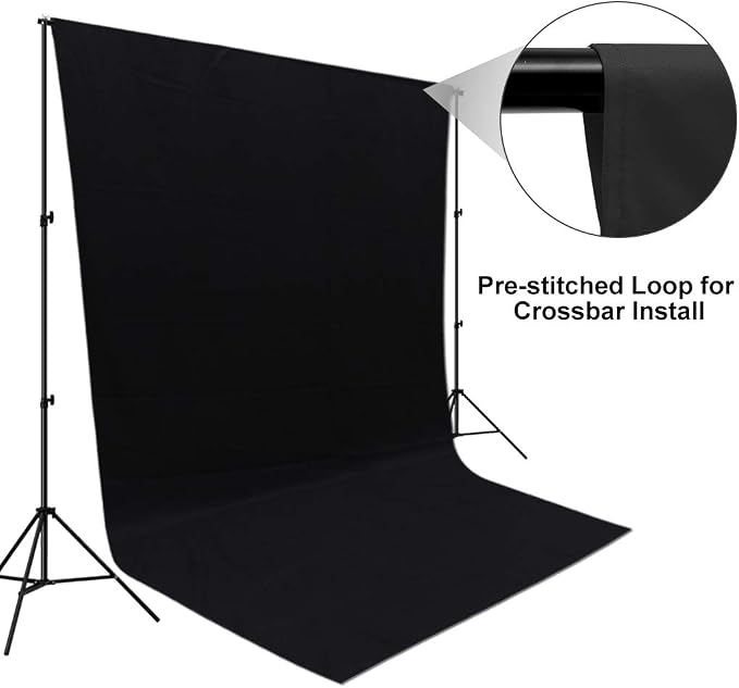 CPLIRIS 5x7ft Black Backdrop Background - Image 4