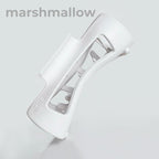 The Original Mello Hair Claw Clip Squishy Claw Clip Made in Korea Patent Pending 30021976 (Pink, Red, Blue, Black, Brown, White, 6 Pack Medium)