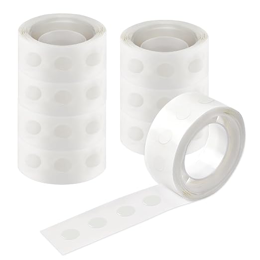 UPINS 800Pcs Glue Points Dots 6mm Removable Balloon Glue Adhesive Dots | 8 by UPINS
