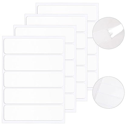 JANYUN 50 Pcs Mounting Putty, 100x25 mm Sticky Dots Poster Putty Clear Sticky by JANYUN