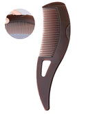 Dandruff Comb Fine Tooth Scalp Detox Comb Lice for Women, Men & Kids Stainless Steel Scalp Detoxing, Sweep & Massage Hair Brush Tool for Hair Care (Brown)