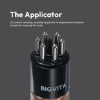 BIGVITA Scalp Serum + | Scalp Massager Applicator for Thicker, Fuller Hair | Hair Growth, Dry Scalp Relief | Biotin, AnaGain™, Centella & Natural Leaf Extracts | Soothes Itchy, Flaky Scalp