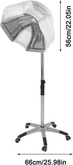 Hair Steamer Professional Hair Salon Steamer,Hairdressing Heater w/Timer,Hair Drying, Perming & Oil Treatments Machine w/Wheel, for Salon and Home Use