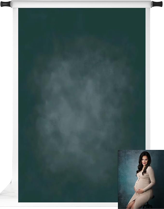 Kate Dark Green Photography Backdrops Abstract Photo Backdrop Poratrait by KateBackdropforPhotography