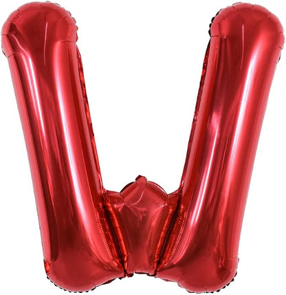 TONIFUL 40 Inch Large Bright Red Letter Balloons A-Z, Giant Jumbo Helium Foil by TONIFUL
