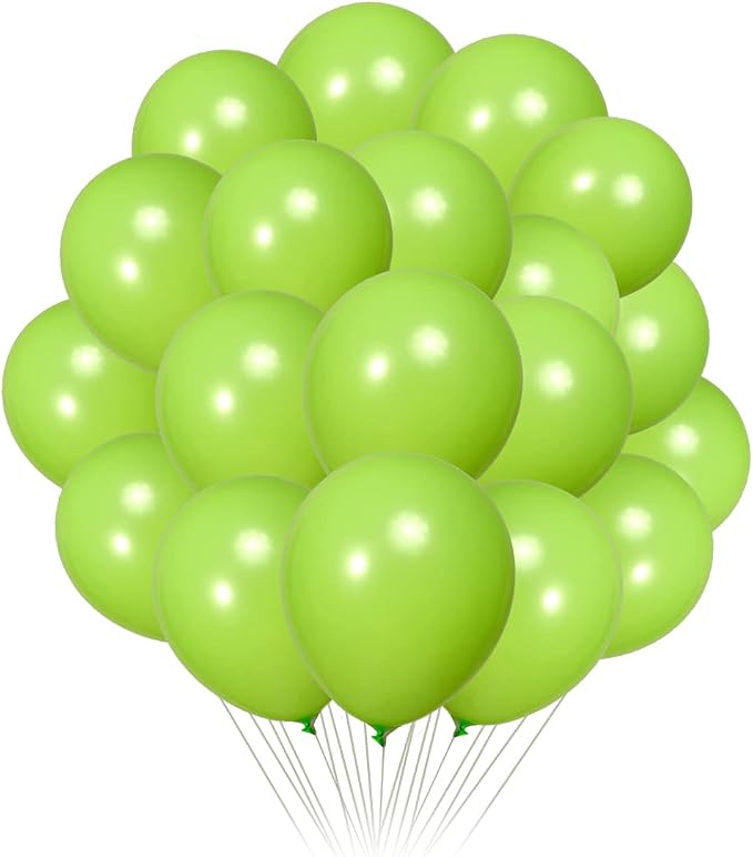 300 Pack Lime Green Balloons 12 inch Green Latex Party Balloon Bulk by ZWZLIULIAN