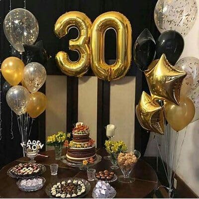 Gold Number 9 Balloon 40 Inch, 9th Birthday Party Decorations Men Women | Foil - Image 9