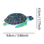 Cute Green Turtle Hair Clip,Funny Acetate Claw Clips for Women
