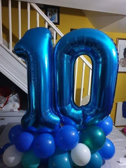 Navy Blue 10 Balloon - Image 7