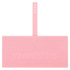 VODANA Multipurpose Silicone Pad - Heat-Resistant Rest & Travel Pouch for Hair Styling Irons, Includes Cord Organizer, 10x5 Inch (Pink)