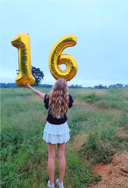 Gold 40 Inch Mylar Foil Number 16 61 Balloon, Birthday Digital Balloons - Image 6