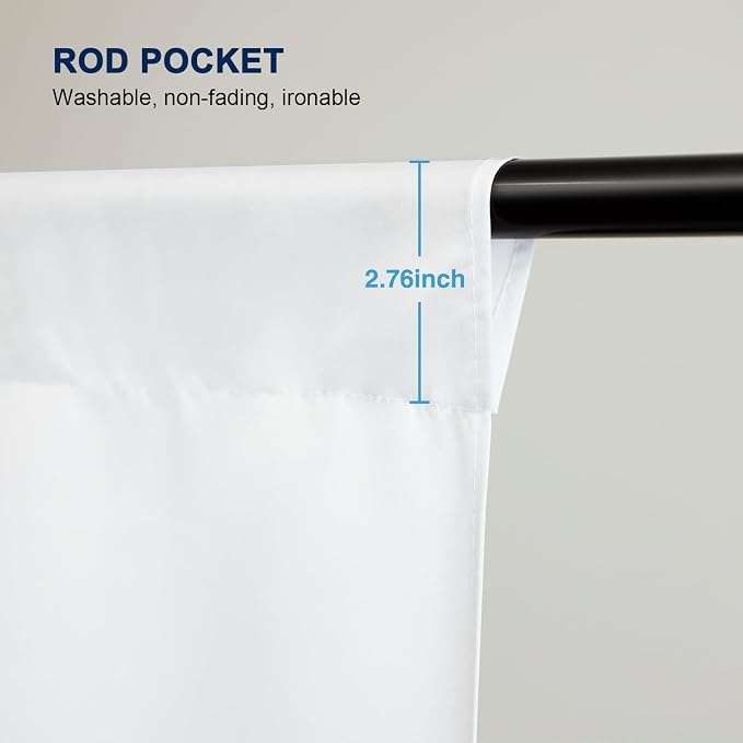 10 x 7 FT White Backdrop Background - Image 3