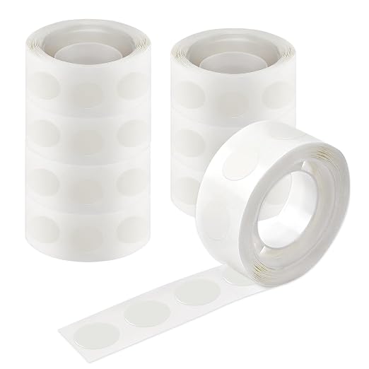 UPINS 800Pcs Glue Points Dots 15mm Removable Balloon Glue Adhesive Dots | 8 by UPINS