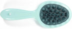 Double Sided Scalp Massager Hair Growth, Shampoo Brush Head Scalp Massager for Hair Growth Scalp Scrubber with Soft Silicone Bristles (Double Green)