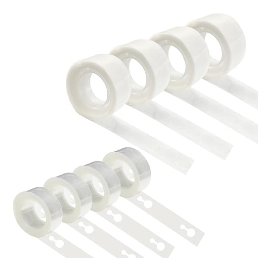 HANWER Balloon Arch Kit, 4 Rolls Balloon Tape and 4 Rolls Glue Points Dots by HANWER