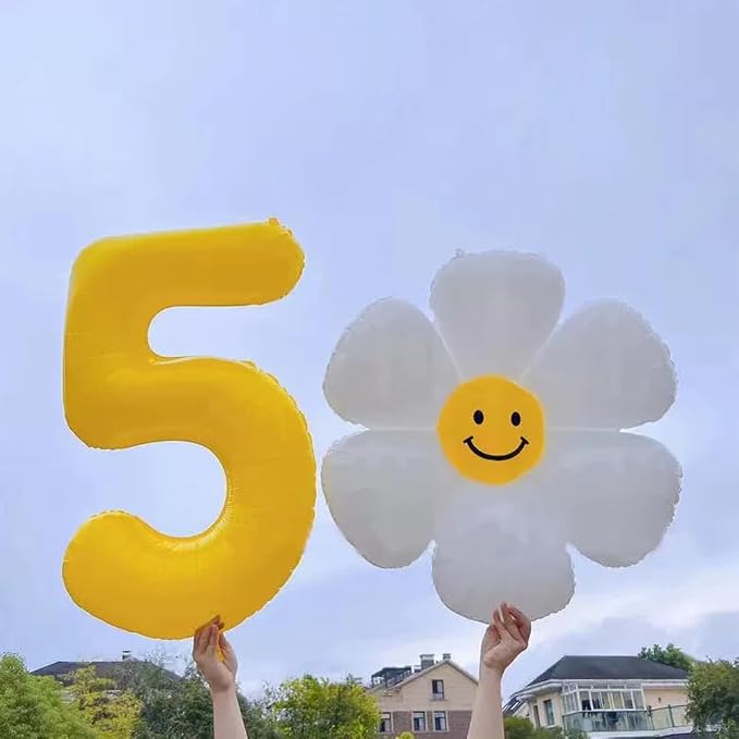 40 inch Yellow Number Balloon Giant Foil Helium Balloons Number 9 Balloon - Image 7