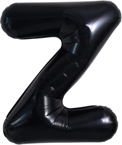 TONIFUL 40 Inch Large Black Z Letter Balloon by TONIFUL
