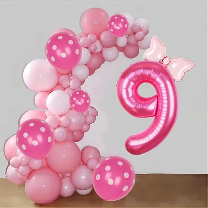 40 inch Pink Number 9 Balloon - Image 3