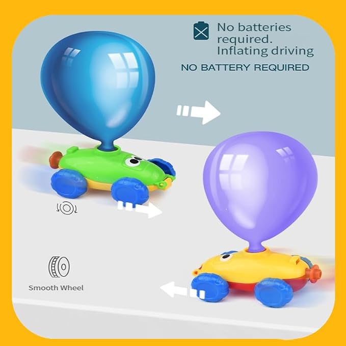 Balloon Launcher Car Toy Set, Balloon Car Toy - Image 3