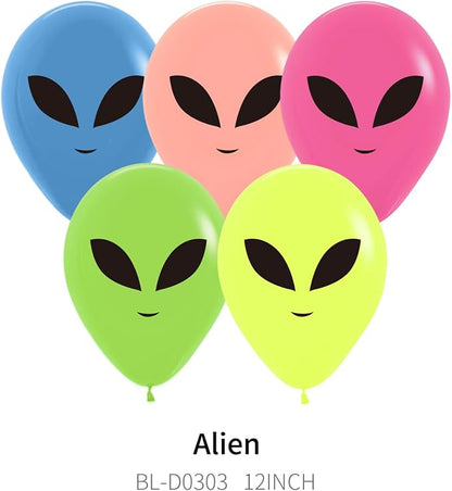 30pcs 12" Alien Balloons UFO Balloons - Image 6