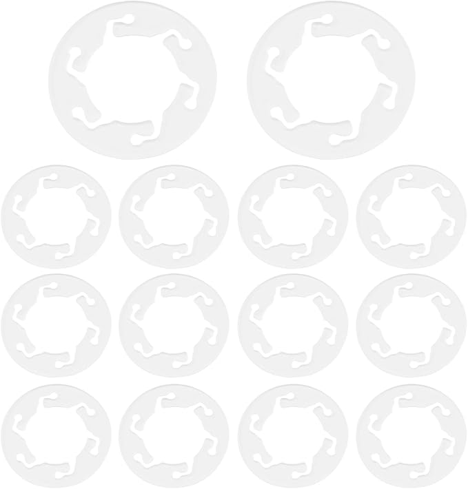 100PCS Plastic Round Balloon Clips Arch Ribbon Buckles - Image 3