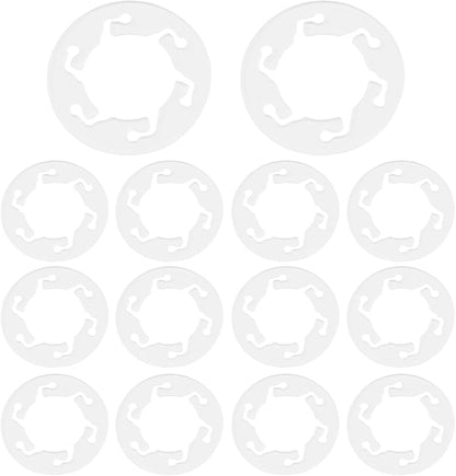 100PCS Plastic Round Balloon Clips Arch Ribbon Buckles - Image 3