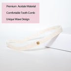 3 Pack Eyewear Headbands for Women,No Headache Non Slip Hair Bands Fashion Thin Headbands(White,Wine Red,Powder Blue)