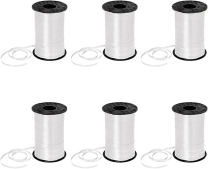 PMU 3000 Yards x 3/16in White Crimped Curling Ribbon String by PMU