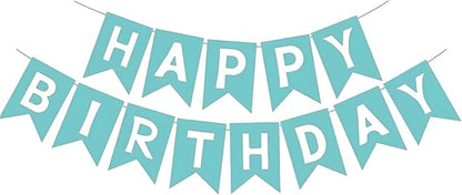 Happy Birthday Banner Birthday Party Supplies by GLASNES