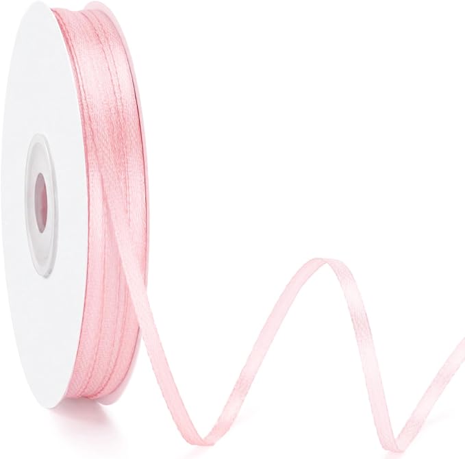 KINGLAKE Light Pink Satin Ribbon by KINGLAKE