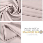 100% Mulberry Silk Pillowcases Set of 2 for Hair and Skin and Super Soft and Breathable Queen Size Nature Silk Pillowcases (Queen, Apricot Gray)