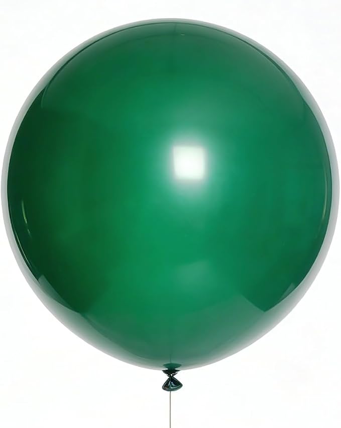 Green Balloons Green Birthday Decorations 10 Pack 36 inch Round Party Balloons by BOMSI