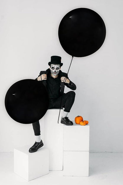 15pcs Latex Big Balloons Clearance 24 Inch Black Large Balloons Giant Heavy - Image 9