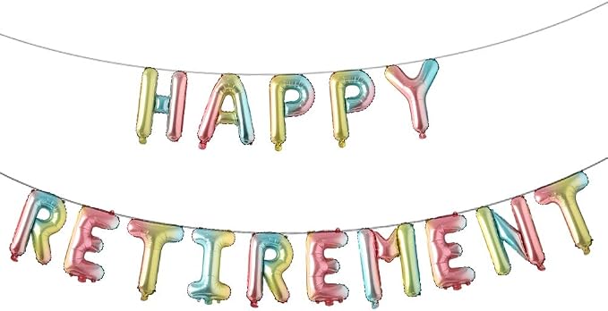 Set of 15 Happy Retirement Party Decorations by RUIANSI