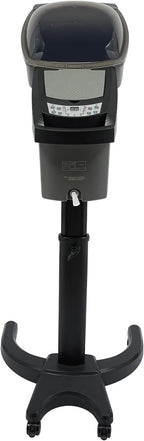 Salon Hair Steamer, 700W 7 Color Light Professional O3 Ozone Salon Micro Mister Height Adjust Hair Hairdressing Color Processor Machine HairTreatment Machine (Black)